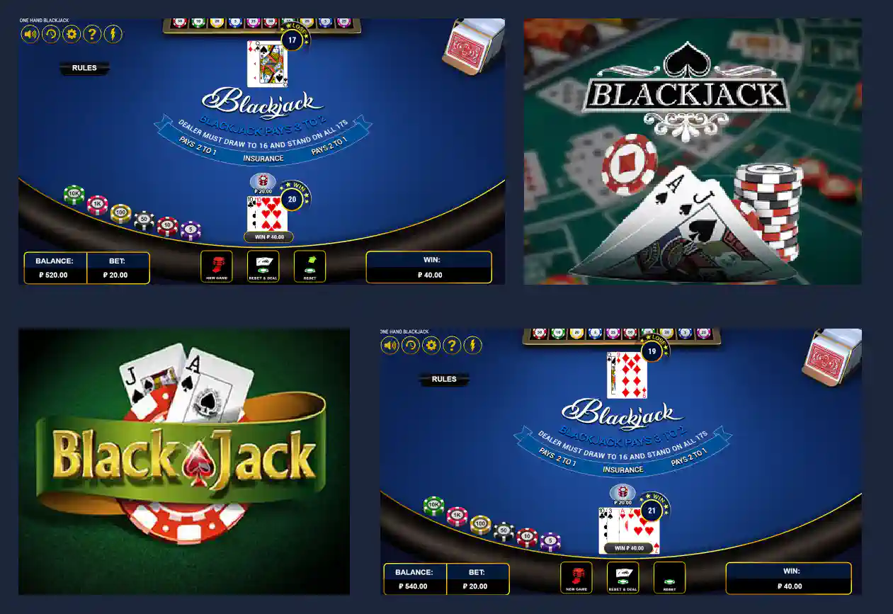Blackjack 1win casino