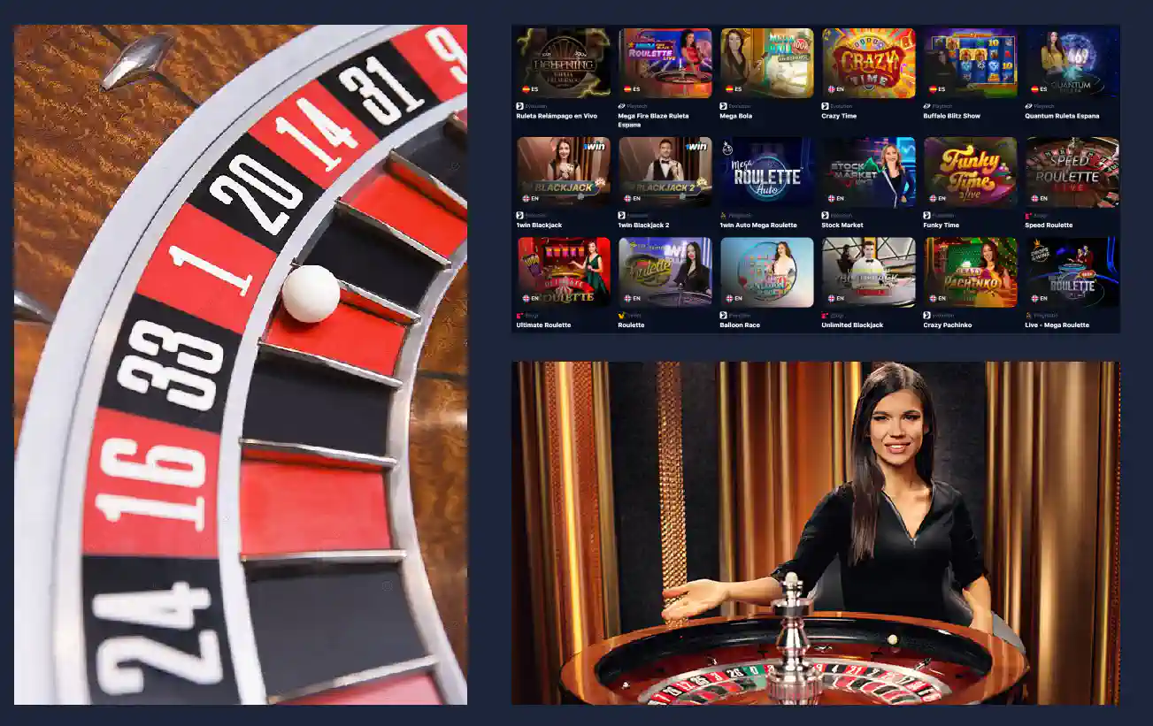 1 win Juegos de Casino en Vivo